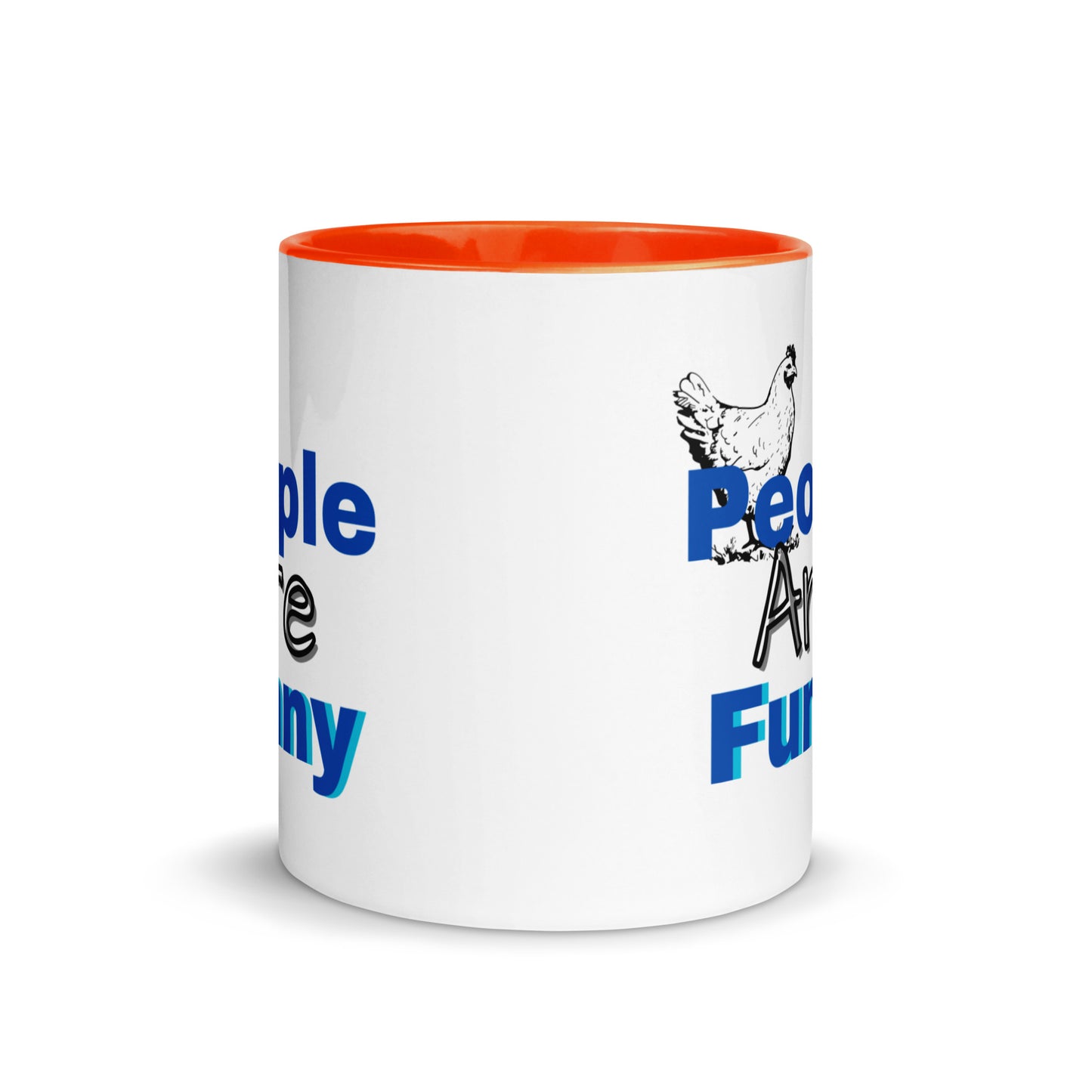 People are Funny -Mug with Color Inside