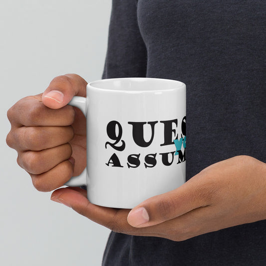 Question Your Assumptions mug