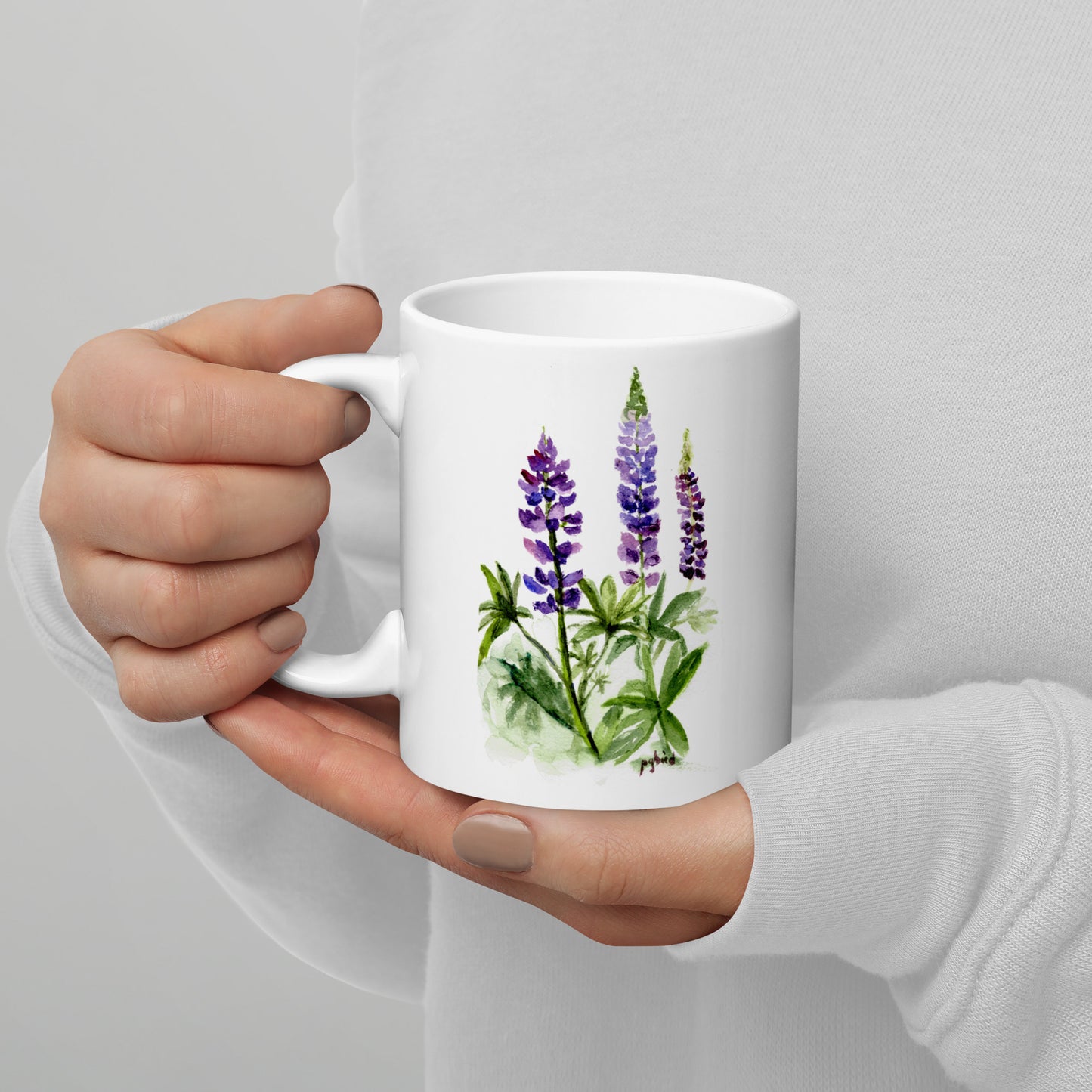 Lupines mug