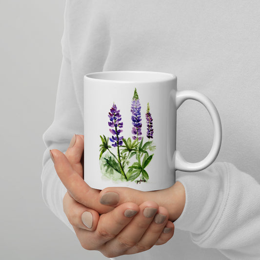 Lupines mug