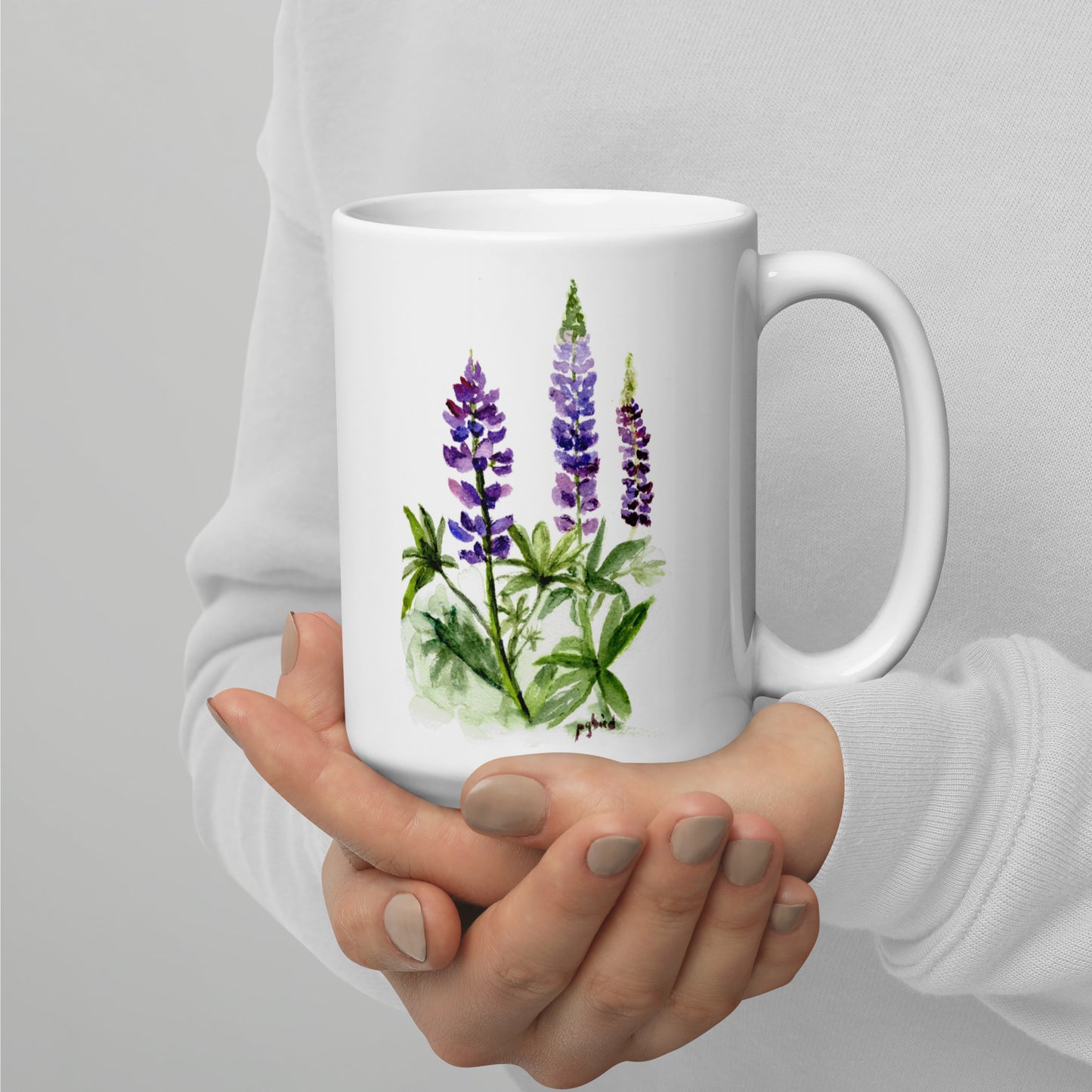 Lupines mug