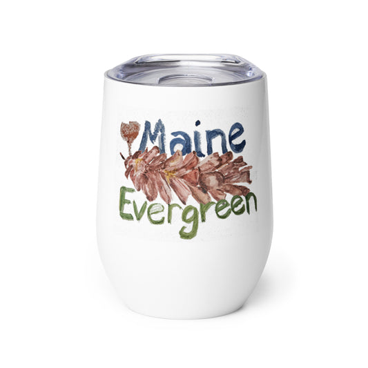 Maine Pinecone - Wine tumbler